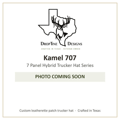 Photo coming soon: Kamel 707 7 Panel Hybrid Trucker Hat Series