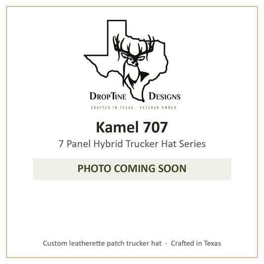 Photo coming soon: Kamel 707 7 Panel Hybrid Trucker Hat Series