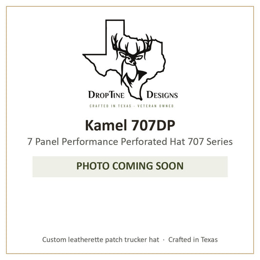 Photo coming soon: Kamel 707DP 7 Panel Performance Perforated Hat 707 Series