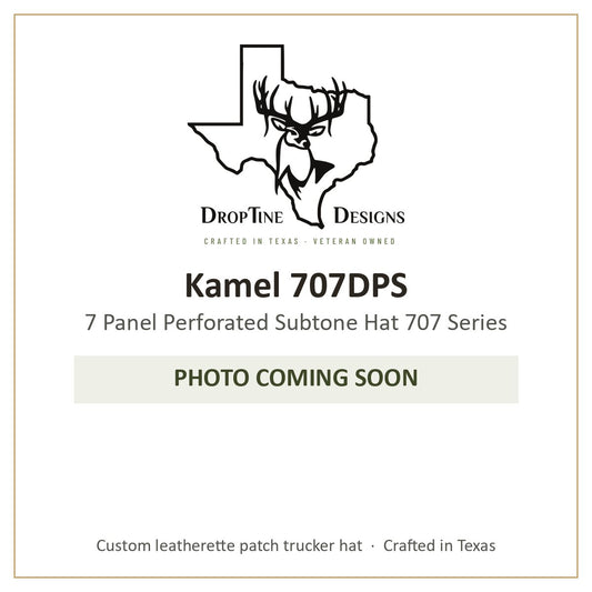 Photo coming soon: Kamel 707DPS 7 Panel Perforated Subtone Hat 707 Series