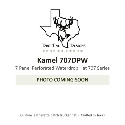 Photo coming soon: Kamel 707DPW 7 Panel Perforated Waterdrop Hat 707 Series