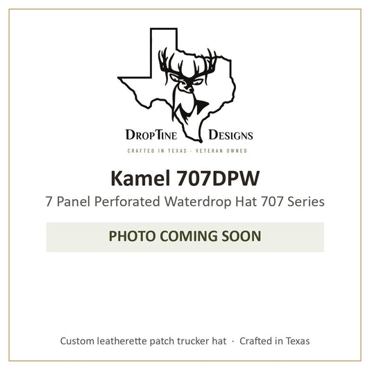 Photo coming soon: Kamel 707DPW 7 Panel Perforated Waterdrop Hat 707 Series