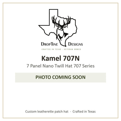 Photo coming soon: Kamel 707N 7 Panel Nano Twill Hat 707 Series