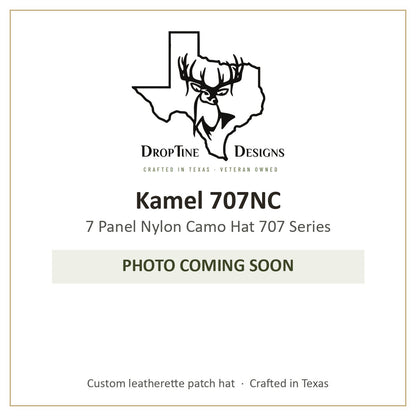 Photo coming soon: Kamel 707NC 7 Panel Nylon Camo Hat 707 Series