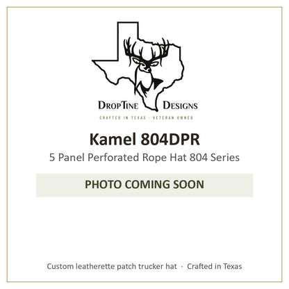Photo coming soon: Kamel 804DPR 5 Panel Perforated Rope Hat 804 Series