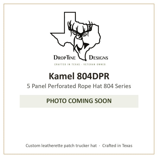 Photo coming soon: Kamel 804DPR 5 Panel Perforated Rope Hat 804 Series