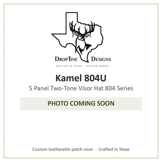 Photo coming soon: Kamel 804U 5 Panel Two-Tone Visor Hat 804 Series