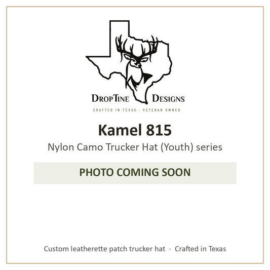Photo coming soon: Kamel 815 Nylon Camo Trucker Hat (Youth) series