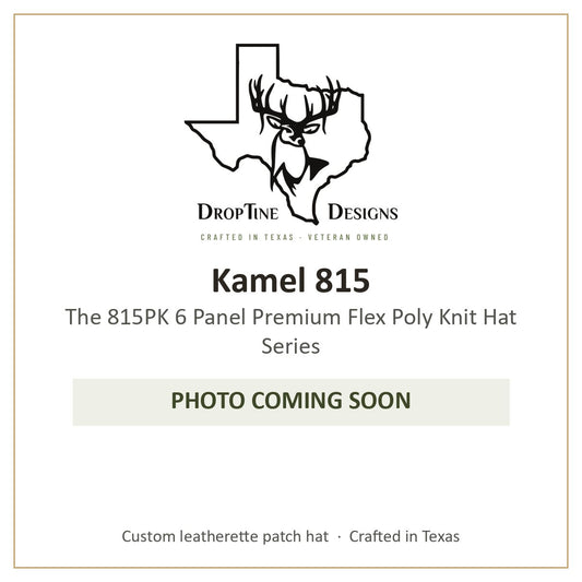Photo coming soon: Kamel 815 The 815PK 6 Panel Premium Flex Poly Knit Hat Series