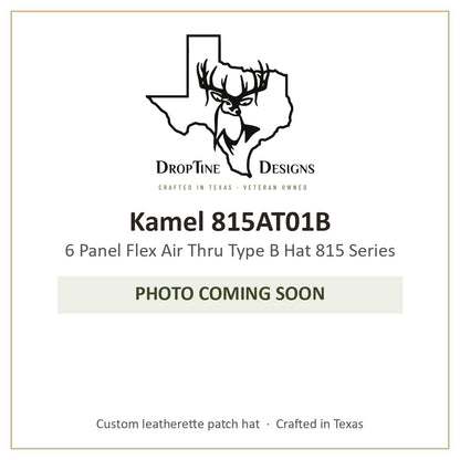 Photo coming soon: Kamel 815AT01B 6 Panel Flex Air Thru Type B Hat 815 Series