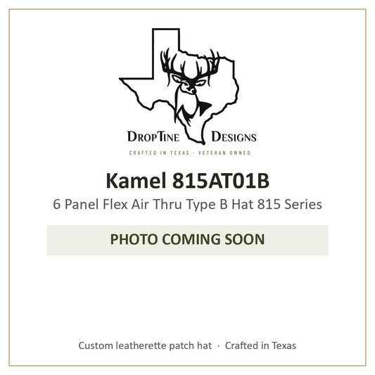 Photo coming soon: Kamel 815AT01B 6 Panel Flex Air Thru Type B Hat 815 Series