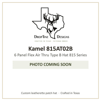 Photo coming soon: Kamel 815AT02B 6 Panel Flex Air Thru Type B Hat 815 Series