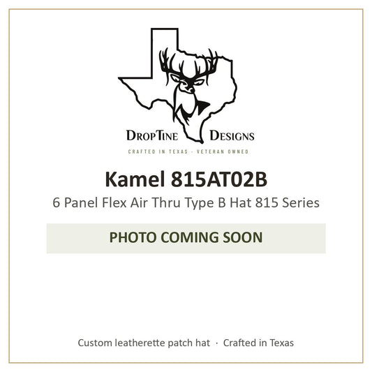 Photo coming soon: Kamel 815AT02B 6 Panel Flex Air Thru Type B Hat 815 Series