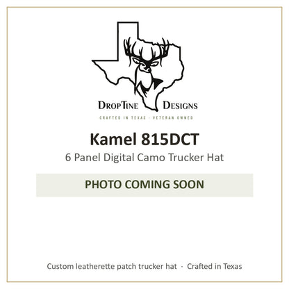 Photo coming soon: Kamel 815DCT 6 Panel Digital Camo Trucker Hat
