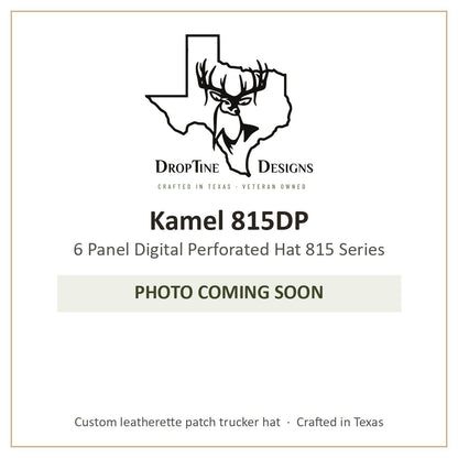 Photo coming soon: Kamel 815DP 6 Panel Digital Perforated Hat 815 Series