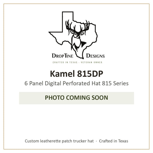 Photo coming soon: Kamel 815DP 6 Panel Digital Perforated Hat 815 Series