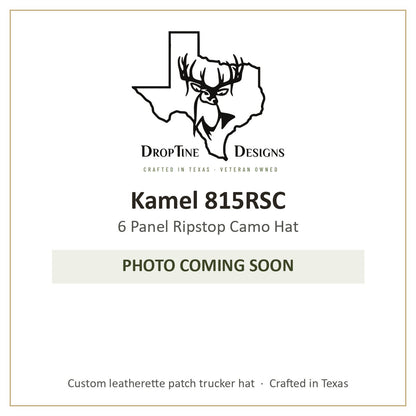 Photo coming soon: Kamel 815RSC 6 Panel Ripstop Camo Hat