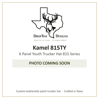 Photo coming soon: Kamel 815TY 6 Panel Youth Trucker Hat 815 Series