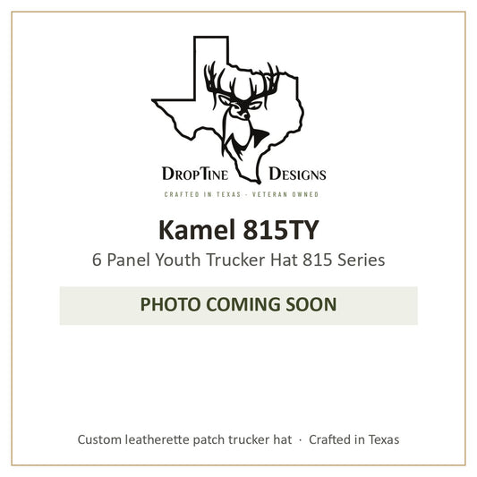 Photo coming soon: Kamel 815TY 6 Panel Youth Trucker Hat 815 Series