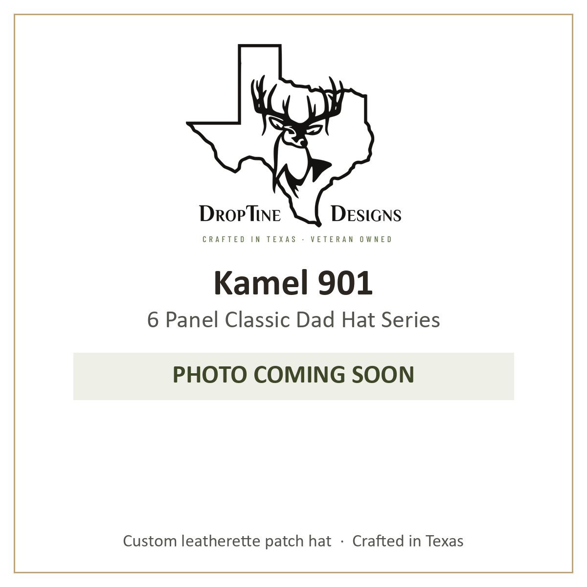Photo coming soon: Kamel 901 6 Panel Classic Dad Hat Series