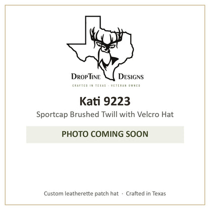 Photo coming soon: Kati 9223 Sportcap Brushed Twill with Velcro Hat