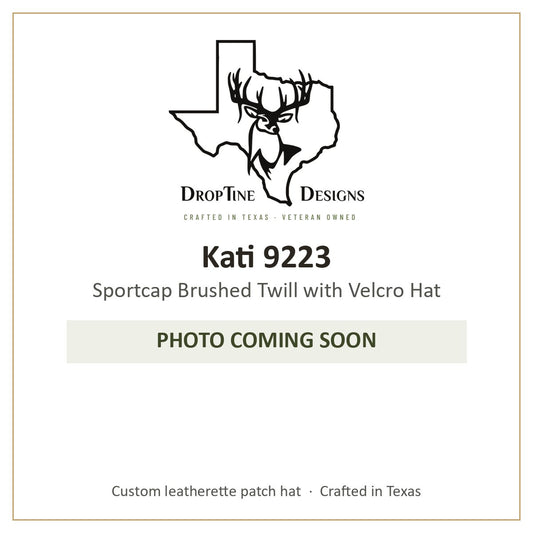Photo coming soon: Kati 9223 Sportcap Brushed Twill with Velcro Hat