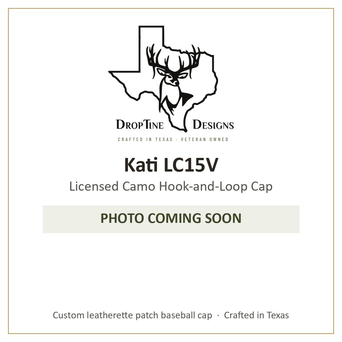 Photo coming soon: Kati LC15V Licensed Camo Hook-and-Loop Cap