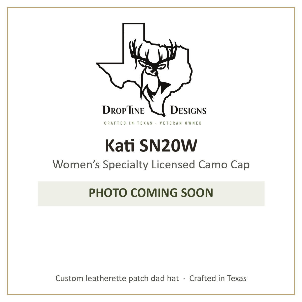 Photo coming soon: Kati SN20W Women’s Specialty Licensed Camo Cap