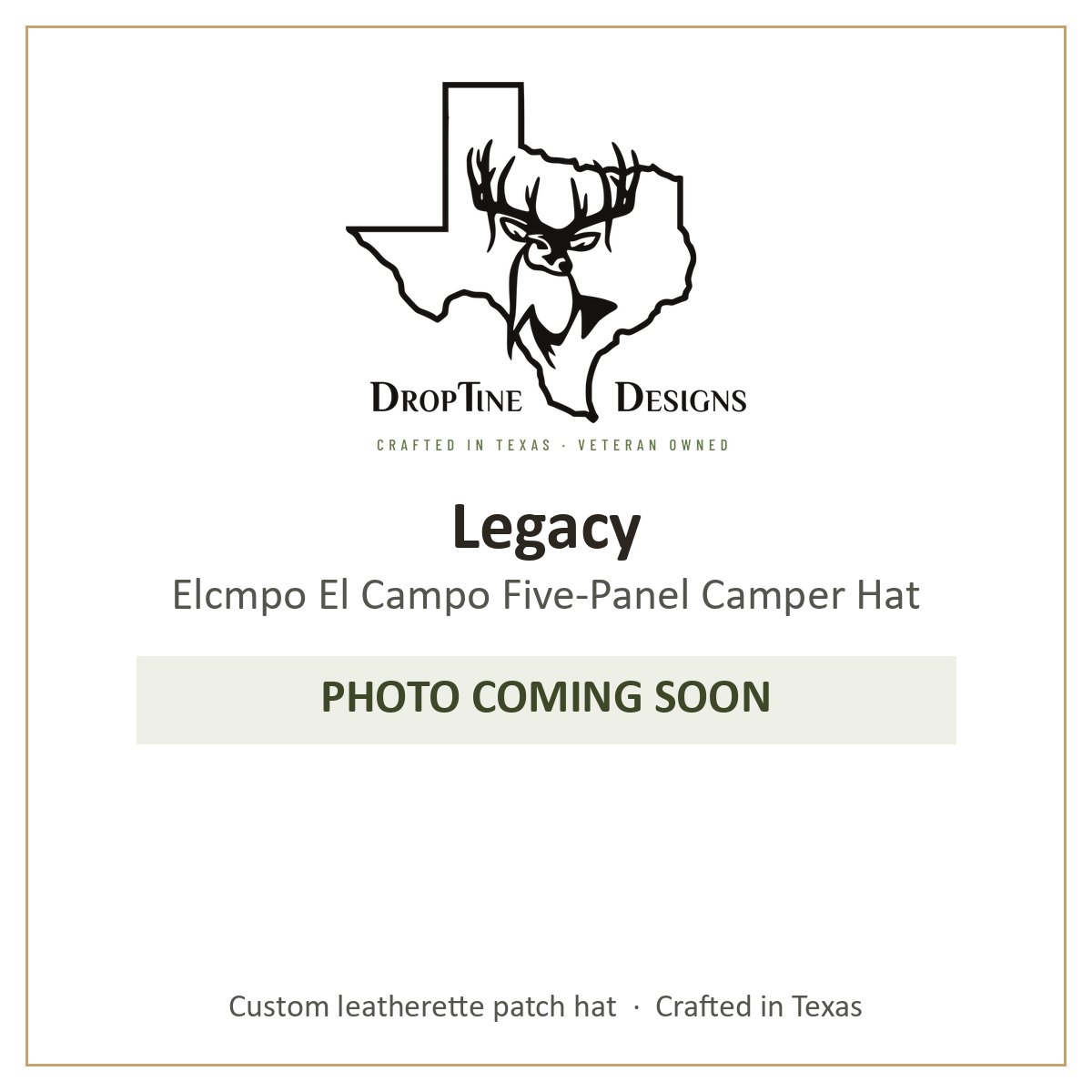 Photo coming soon: Legacy Elcmpo El Campo Five-Panel Camper Hat