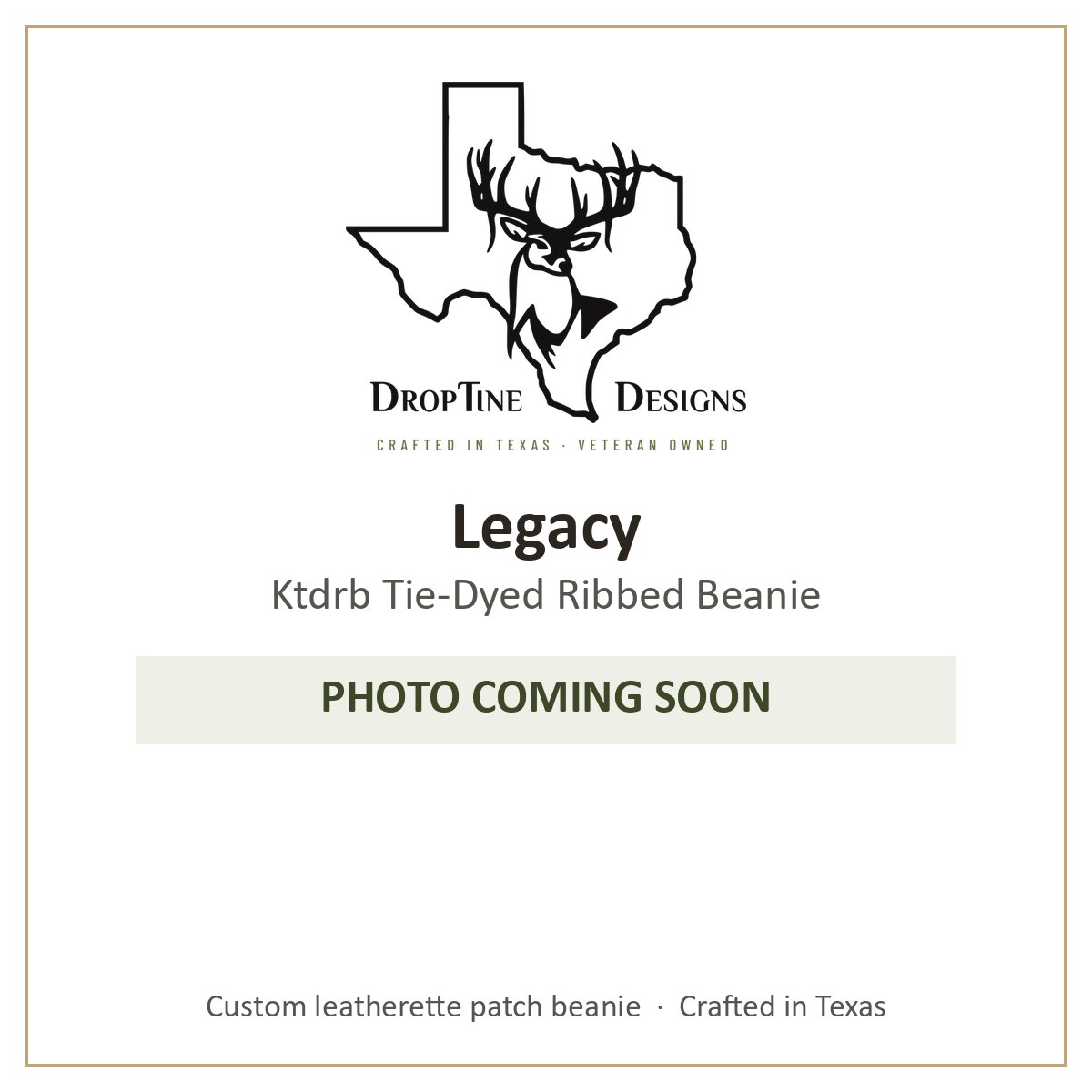 Photo coming soon: Legacy Ktdrb Tie-Dyed Ribbed Beanie