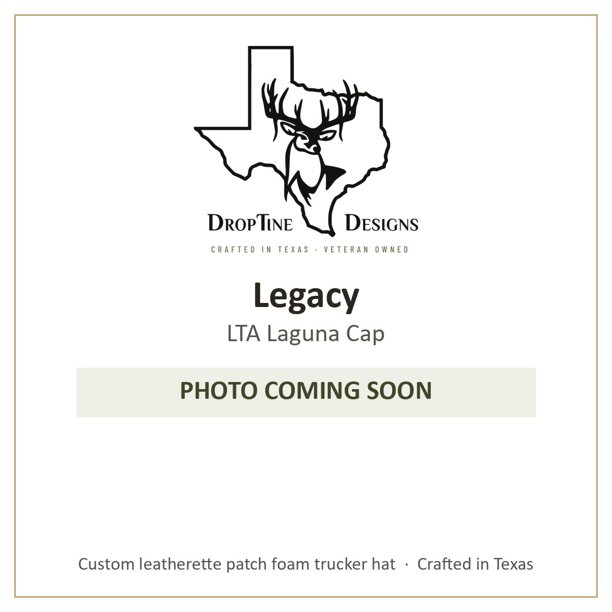 Photo coming soon: Legacy LTA Laguna Cap