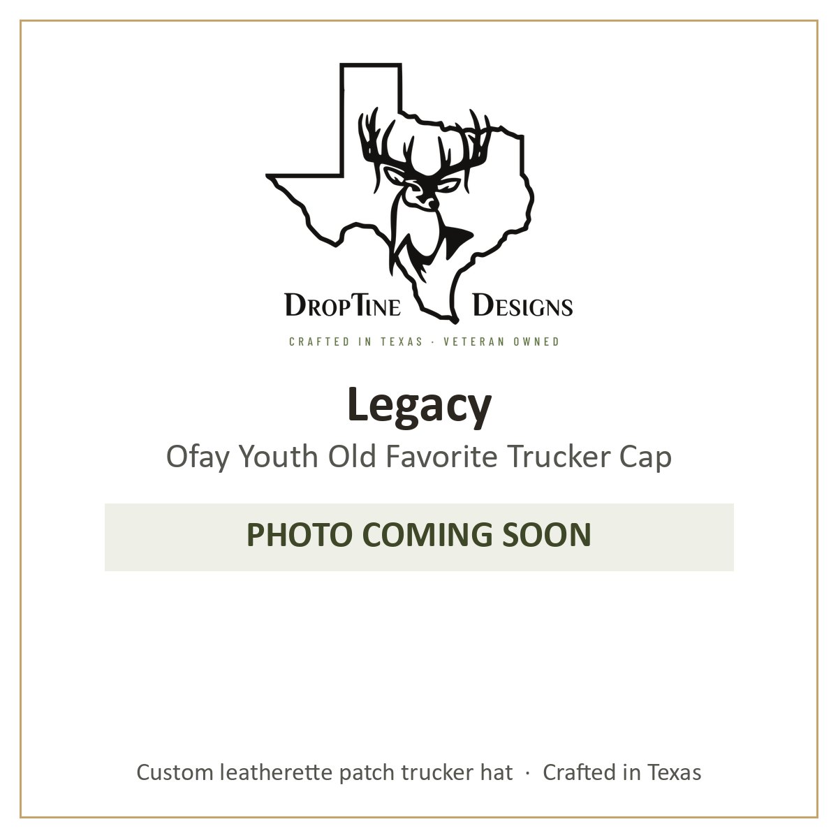 Photo coming soon: Legacy Ofay Youth Old Favorite Trucker Cap