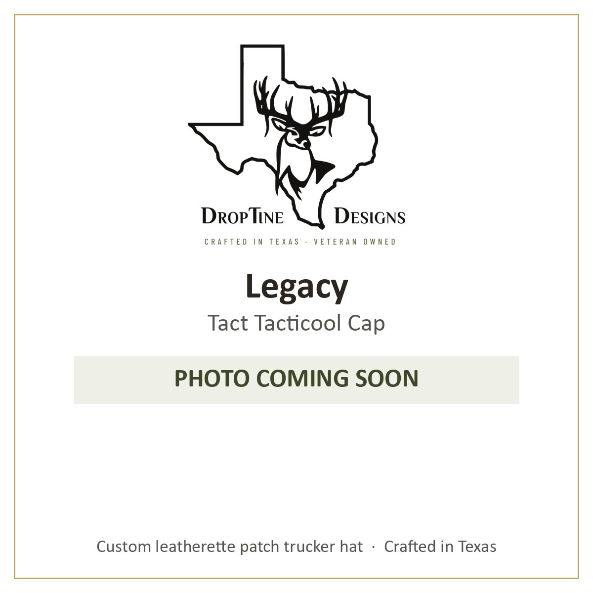 Photo coming soon: Legacy Tact Tacticool Cap