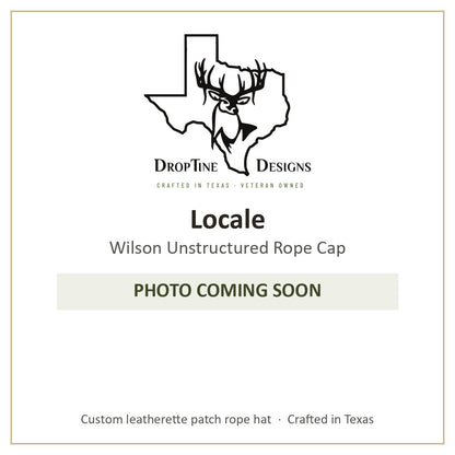 Photo coming soon: Locale Wilson Unstructured Rope Cap