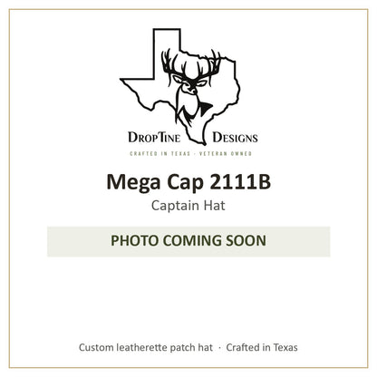 Photo coming soon: Mega Cap 2111B Captain Hat
