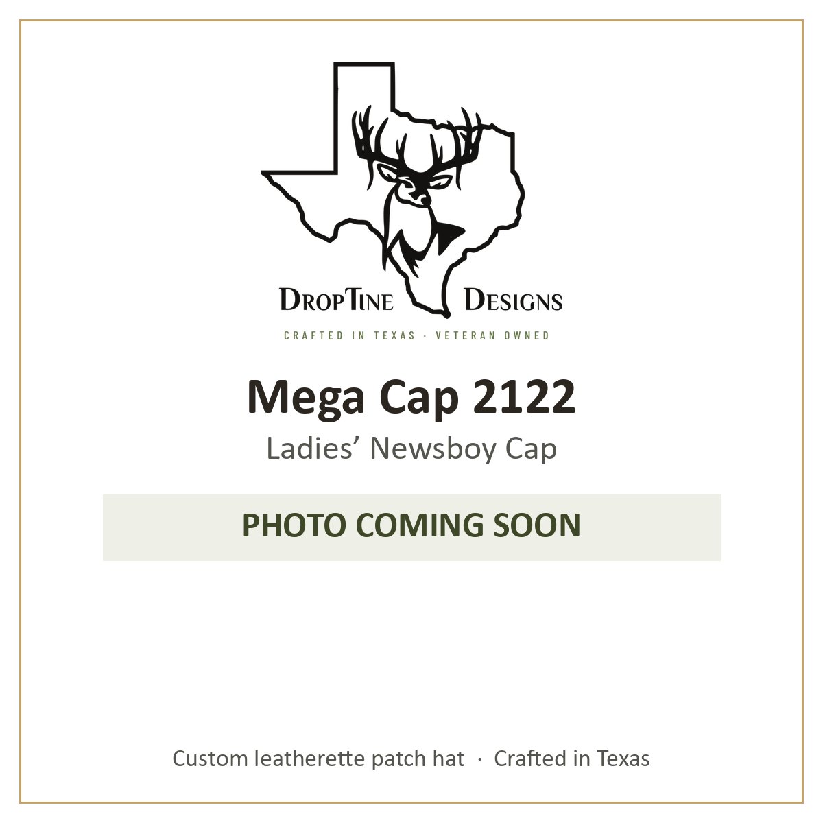 Photo coming soon: Mega Cap 2122 Ladies’ Newsboy Cap