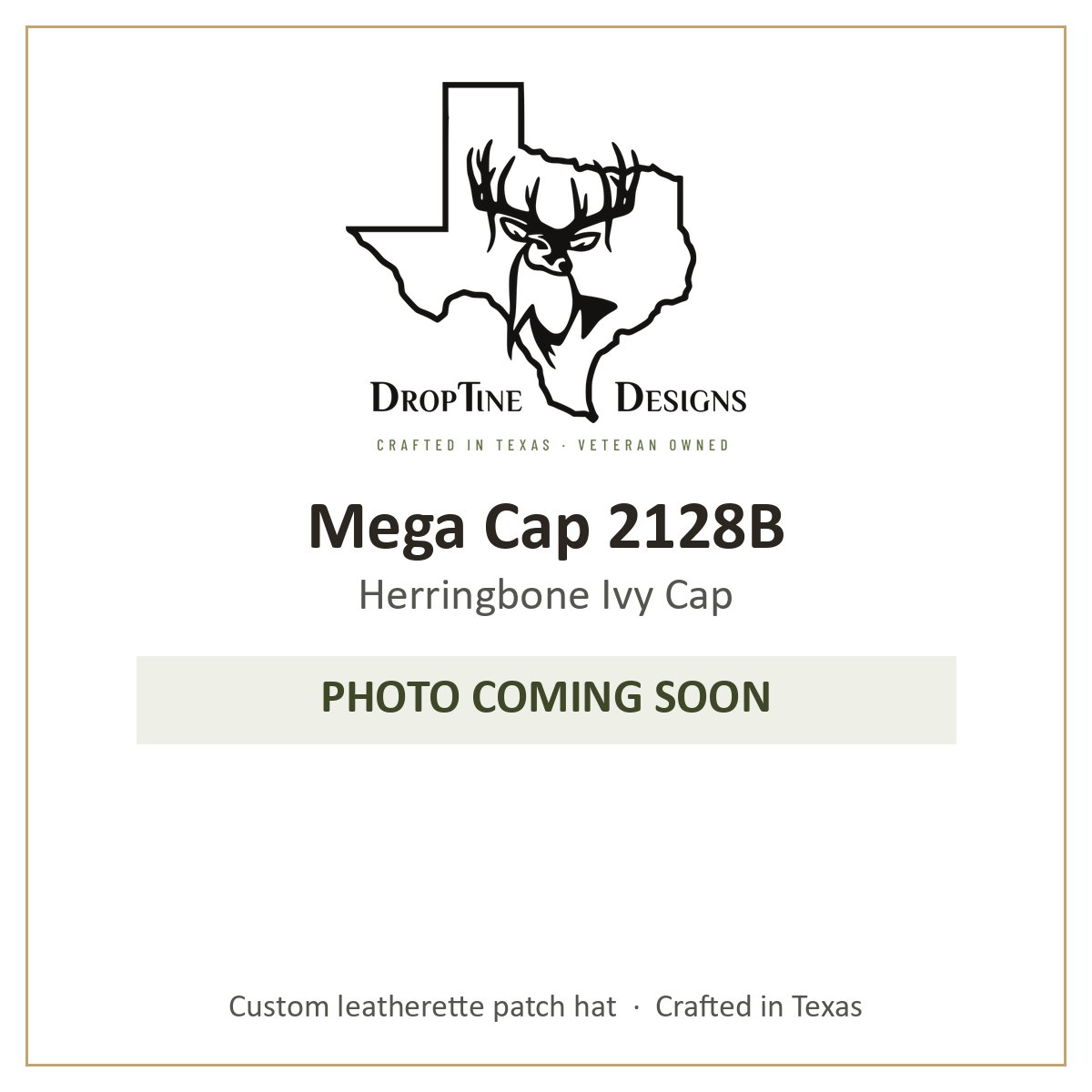 Photo coming soon: Mega Cap 2128B Herringbone Ivy Cap