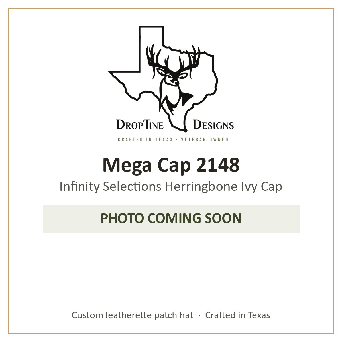 Photo coming soon: Mega Cap 2148 Infinity Selections Herringbone Ivy Cap