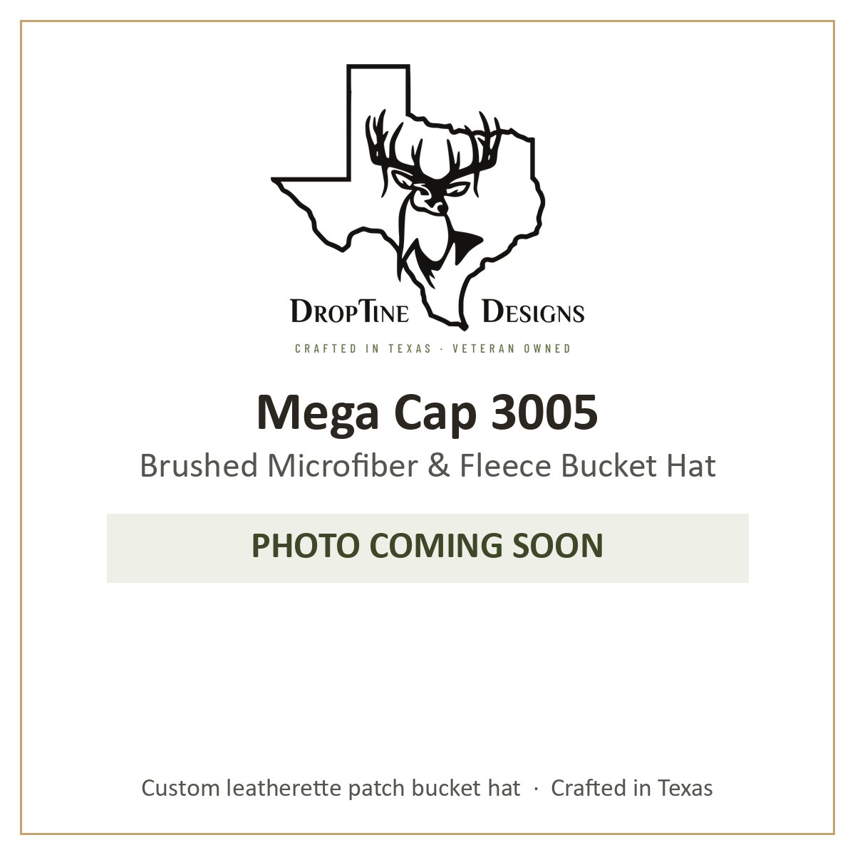 Photo coming soon: Mega Cap 3005 Brushed Microfiber & Fleece Bucket Hat