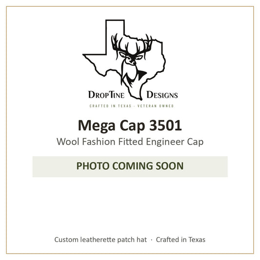 Photo coming soon: Mega Cap 3501 Wool Fashion Fitted Engineer Cap
