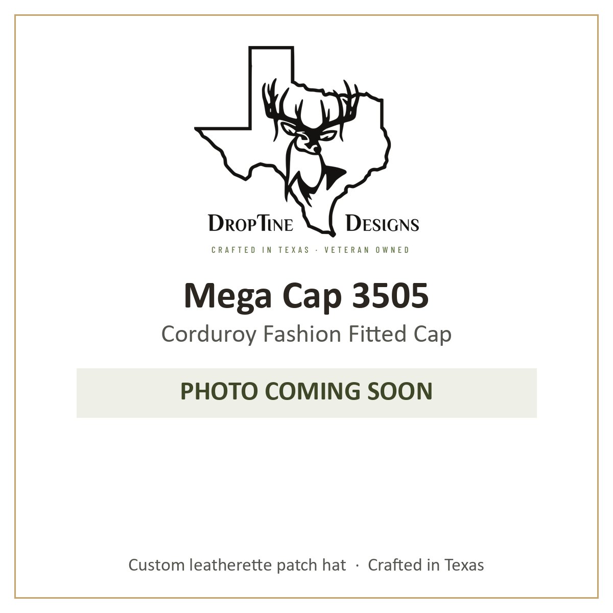 Photo coming soon: Mega Cap 3505 Corduroy Fashion Fitted Cap