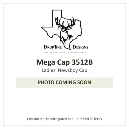 Photo coming soon: Mega Cap 3512B Ladies' Newsboy Cap