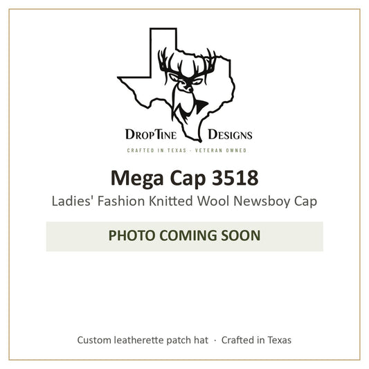 Photo coming soon: Mega Cap 3518 Ladies' Fashion Knitted Wool Newsboy Cap