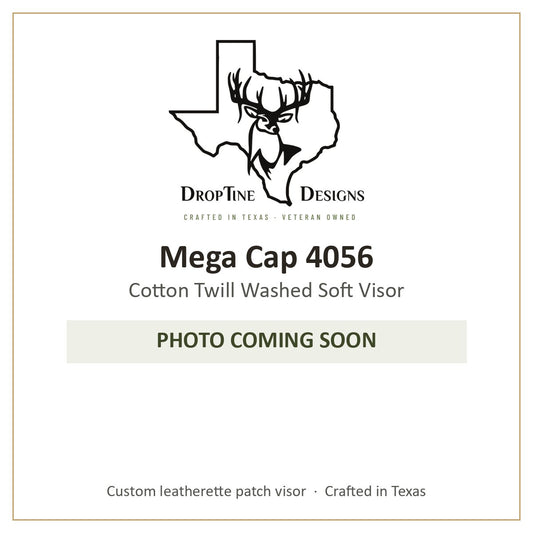 Photo coming soon: Mega Cap 4056 Cotton Twill Washed Soft Visor