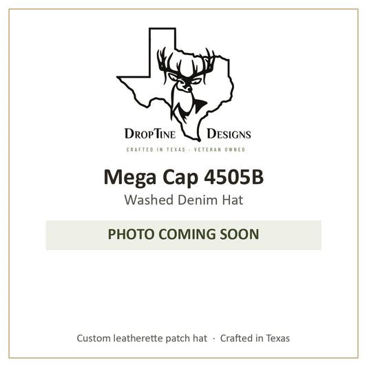 Photo coming soon: Mega Cap 4505B Washed Denim Hat