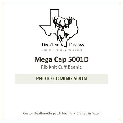 Photo coming soon: Mega Cap 5001D Rib Knit Cuff Beanie
