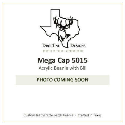 Photo coming soon: Mega Cap 5015 Acrylic Beanie with Bill