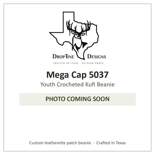 Photo coming soon: Mega Cap 5037 Youth Crocheted Kufi Beanie