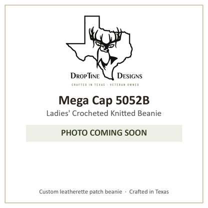 Photo coming soon: Mega Cap 5052B Ladies' Crocheted Knitted Beanie