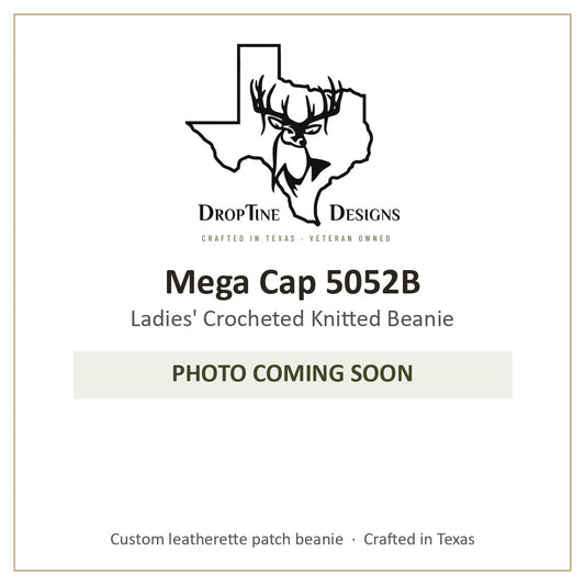 Photo coming soon: Mega Cap 5052B Ladies' Crocheted Knitted Beanie